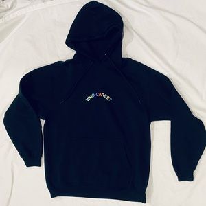 Rex Orange County OC black hoodie WHO CARES  tour - size large